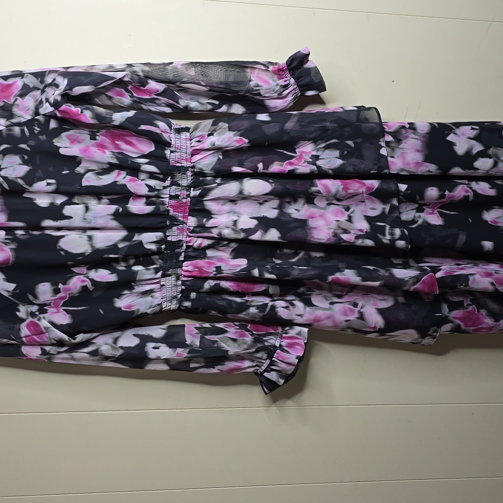 Steve Madden Starla Dress Black Multi Medium - Picture 11 of 12